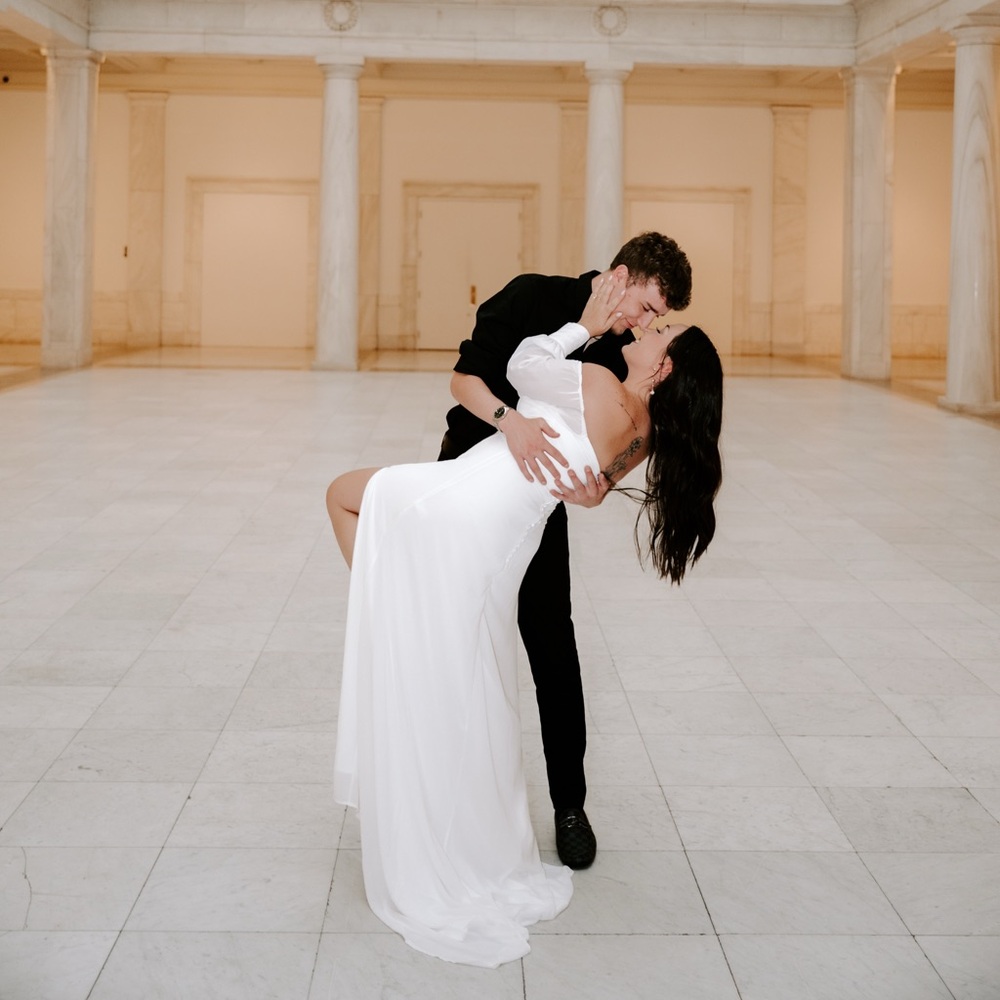 Lulus Adorna off the shoulder maxi dress